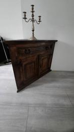 Vintage eiken hoekkast, Antiek en Kunst, Ophalen