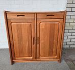 Deense design kast,  teak, mid- century, Huis en Inrichting, Kasten | Dressoirs, Ophalen, Met deur(en), Mid century, 100 tot 150 cm