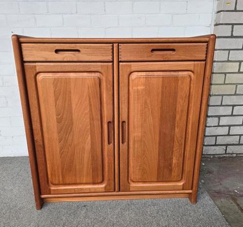 Deense design kast,  teak, mid- century, Huis en Inrichting, Kasten | Dressoirs, Zo goed als nieuw, 100 tot 150 cm, 50 tot 75 cm
