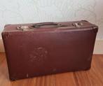 te koop: oude bruine koffer, retro vintage, Sieraden, Tassen en Uiterlijk, Koffers, Ophalen of Verzenden, Gebruikt, Hard kunststof