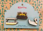 Efteling pin voertuigen 2023 pirana gondoletta zes zwanen, Verzamelen, Ophalen of Verzenden, Nieuw, Button of Speldje