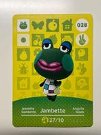 Nintendo Animal Crossing Cards - Series 1 - card 028 Jambett, Spelcomputers en Games, Games | Nintendo Switch, Avontuur en Actie