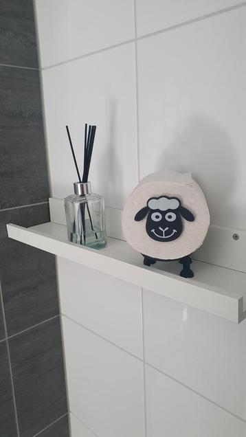 Unieke 3D-geprinte schaap WC-rolhouder beschikbaar voor biedingen