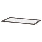 Ikea Komplement glazen plank 100 x 58 zwartbruin, Ophalen, Zo goed als nieuw
