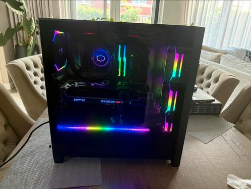 High-end Gaming PC | RX 6750 XT | Ryzen 5 5600X | RGB |, Computers en Software, Desktop Pc's, Zo goed als nieuw, 4 Ghz of meer