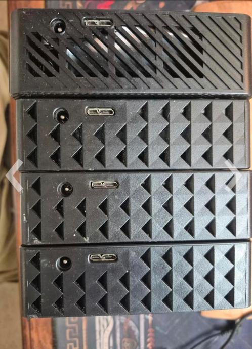 4 st Seagate Expansion Desktop Drive geen software 4TB Zwart, Computers en Software, Harde schijven, Gebruikt, Desktop, Extern