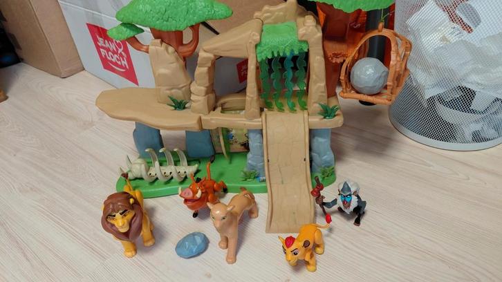 Lion king speelset, Verzamelen, Poppetjes en Figuurtjes, Zo goed als nieuw, Ophalen of Verzenden