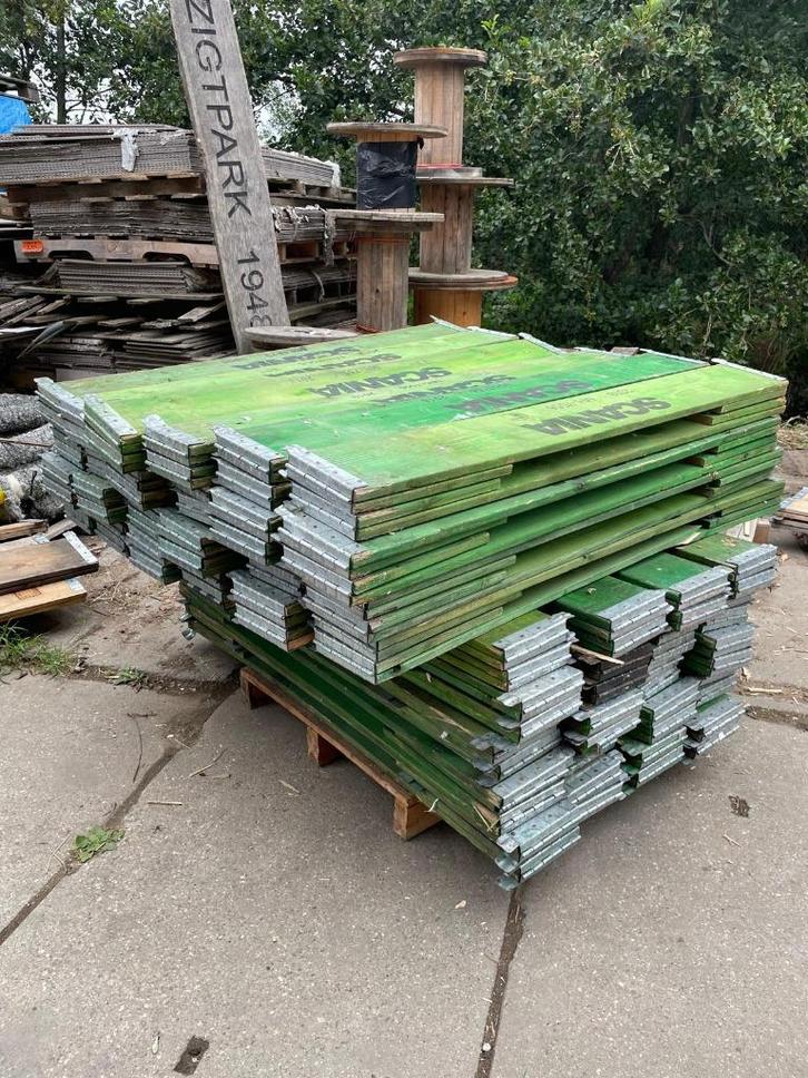 12 - Palletranden, opzetranden voor bv moestuin of transport, Tuin en Terras, Palen, Balken en Planken, Gebruikt, Overige typen