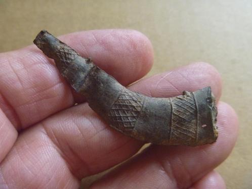 Bodemvondst. Pelgrims insigne. Hoorn. A5, Antiek en Kunst, Antiek | Tin, Ophalen of Verzenden
