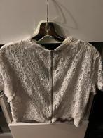 Zara Trafaluc Kanten Top - Maat L, Wit, Maat 42/44 (L), Ophalen of Verzenden, Korte mouw