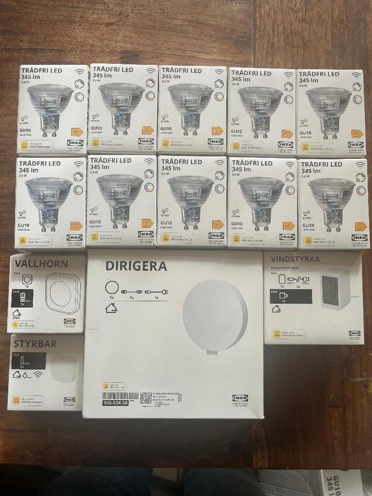 IKEA ledlamp ikea smart pakket, Huis en Inrichting, Lampen | Losse lampen, Nieuw, Led-lamp, Minder dan 30 watt, E27 (groot), Ophalen of Verzenden