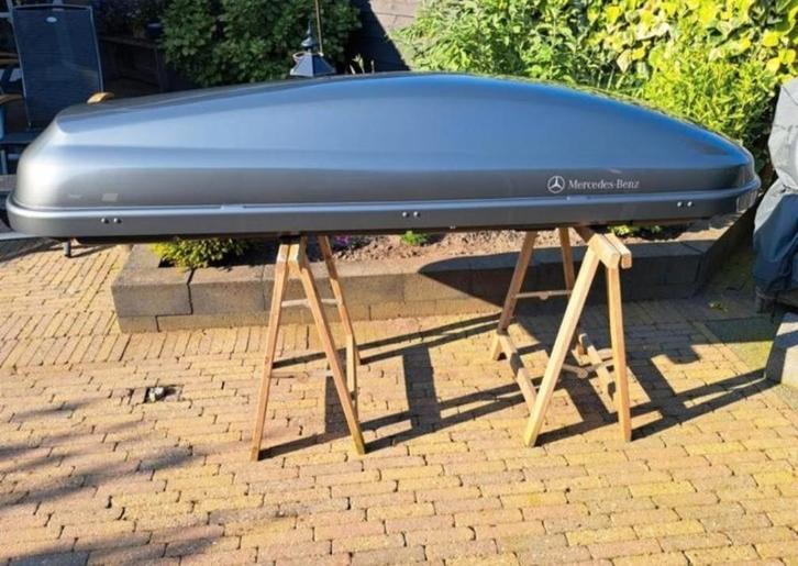 Originele Mercedes-Benz dakkoffer en dakdragers, Auto diversen, Dakkoffers, Zo goed als nieuw, Ophalen of Verzenden