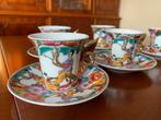 Prachtig Oosters koffieservies - handbeschilderd porselein, Nieuw, Ophalen of Verzenden, Overige stijlen, Kop(pen) en/of Schotel(s)
