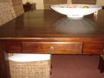 NIEUWE EETTAFEL VIERKANTE TAFEL 150x150 MASSIEF TEAK Flamant, Ophalen, Gielen, Nieuw, Info@houseofcoco.nl