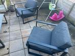 Mooie tuinset - loungeset, 4 zitplaatsen, Gebruikt, Aluminium, Ophalen of Verzenden