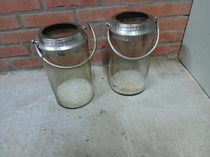Riviera Maison Windlichten - Set van 2, Huis en Inrichting, Woonaccessoires | Vazen, Ophalen