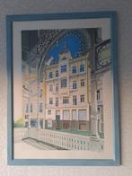 Karlovy Vary Markt Colonnade Tekening, Ophalen of Verzenden