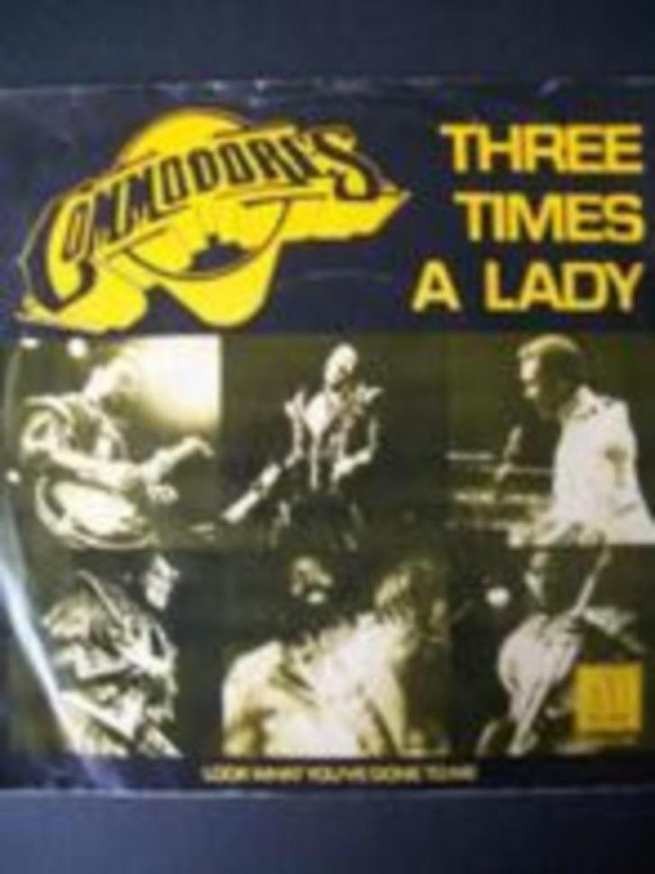  COMMODORES met THREE TIMES a LADY uit 1975 in goede staat, Cd's en Dvd's, Vinyl Singles, Zo goed als nieuw, Single, Pop, 7 inch