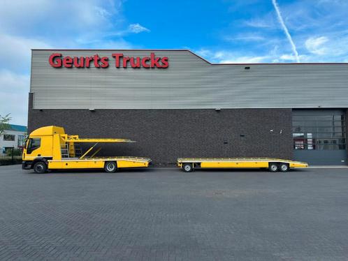 Iveco EuroCargo 120 -280 4X2 WITTEVEEN AUTOTRANSPORTER/DUBBE, Auto's, Vrachtwagens, Bedrijf, ABS, Achteruitrijcamera, Airconditioning