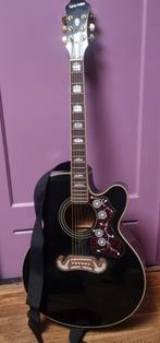 Epiphone J-200 EC Studio Black, Muziek en Instrumenten, Ophalen, Gebruikt, Western- of Steelstringgitaar