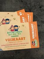 4 dagkaarten voor Avonturen Boerderij Molenwaard, Tickets en Kaartjes, Twee personen, Ticket of Toegangskaart