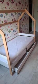 Peuterbed/ kinderbed, Ophalen, Gebruikt, 70 tot 85 cm, 140 tot 160 cm