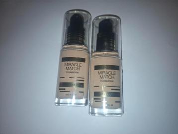 2 nieuwe Max Factor Miracle Match Foundation (advr 305) beschikbaar voor biedingen