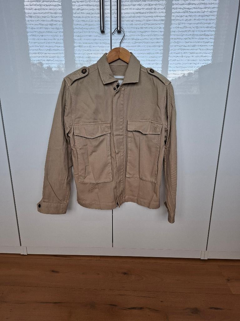 Kaki jasje spijkerstof, als nieuw, maat M, Maat 38/40 (M), Overige kleuren, Silver Creek, Ophalen of Verzenden