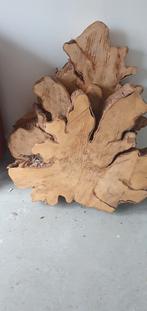 Houten Boomstam Plak, Ophalen, Gebruikt, Rechthoekig, 50 tot 100 cm