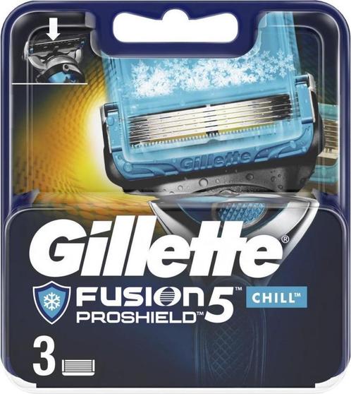 Gillette Fusion5 ProShield Chill - 3 Scheermesjes, Sieraden, Tassen en Uiterlijk, Uiterlijk | Gezichtsverzorging, Nieuw, Verzorging