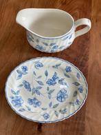 Servies Barrats bristol blue juskom met schotel, Huis en Inrichting, Keuken | Servies, Ophalen, Porselein, Overige stijlen