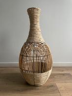 Rotan decoratievaas, Huis en Inrichting, Ophalen, Zo goed als nieuw, Rond, Riet
