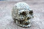 Kristallen Jaspis Dalmatiër schedel (60.1), Verzamelen, Mineralen en Fossielen, Ophalen of Verzenden, Mineraal