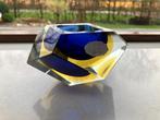 Vintage Murano Mandruzzato Sommerso Faceted Glass 1960, Antiek en Kunst, Antiek | Glas en Kristal, Ophalen
