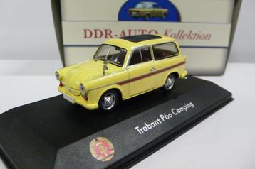 trabant p60 camping - ddr autocollection 1/43 beschikbaar voor biedingen