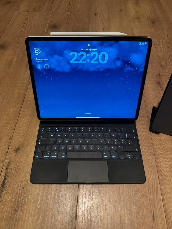 iPad Pro 12.9" 3e Gen - 512GB incl. Pencil en keyboard, Computers en Software, Apple iPads, Gebruikt, Apple iPad Pro, Wi-Fi, 12 inch