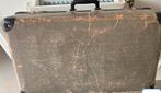 Vintage reiskoffer ral- hartplatte jaren 50, Antiek en Kunst, Verzenden