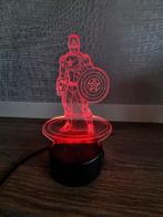 Lamp Captain America heeft 3 kleuren met lichtsnoer, Ophalen of Verzenden, Zo goed als nieuw, Lamp