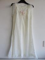 Fürstenberg nachtjapon met bloemen en roze lintje maat 38, Fürstenberg, Verzenden, Wit, Nachtkleding