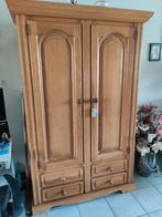 Eiken toogkast, 196 hoog en 115 breed, Huis en Inrichting, Kasten | Buffetkasten, Ophalen, 100 tot 150 cm, Zo goed als nieuw, 150 tot 200 cm