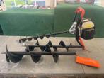 Timberpro benzine grondboor met 3 boren., Tuin en Terras, Ophalen, Gebruikt, Grondboor, Overige merken