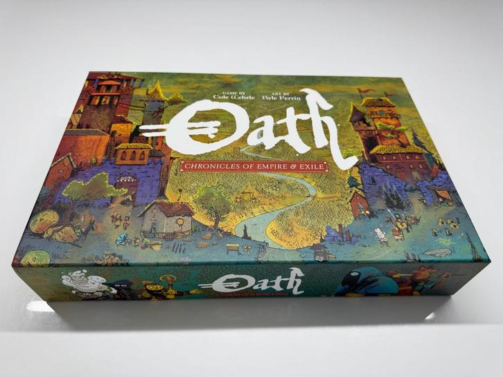 Oath: Chronicles of Empire and Exile Bordspel, Hobby en Vrije tijd, Gezelschapsspellen | Bordspellen, Zo goed als nieuw, Een of twee spelers