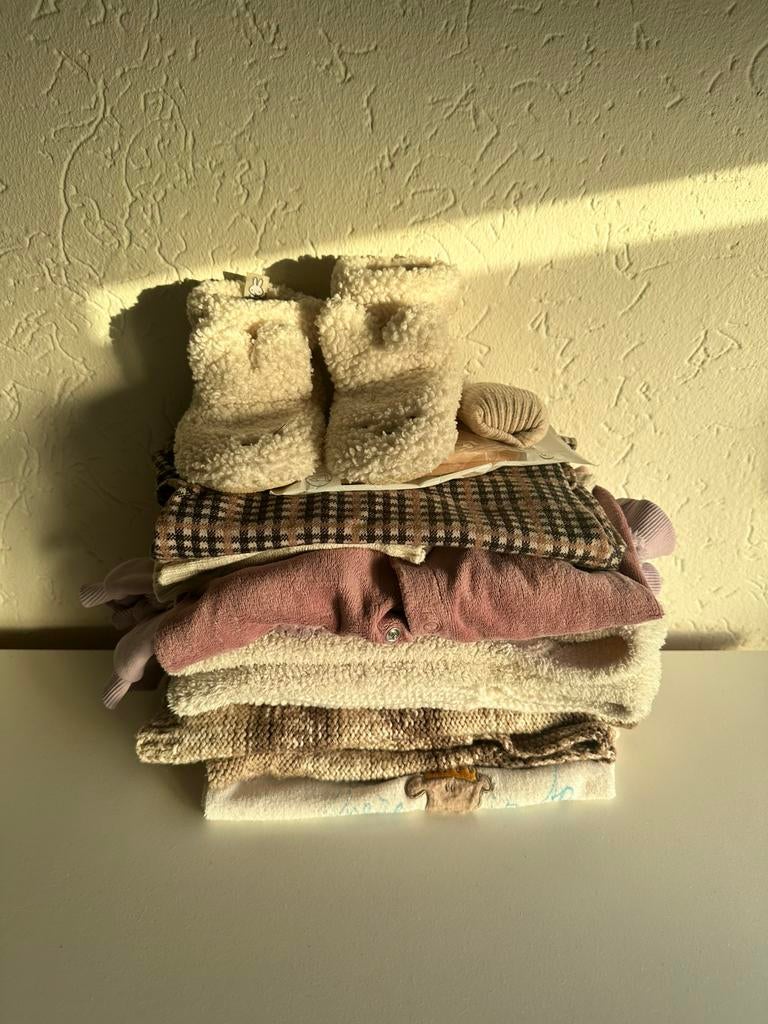 Stapel warme kleren baby maat 74-86, Ophalen of Verzenden, Zo goed als nieuw, Kleed of Kussen