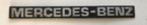 Mercedes benz letters logo embleem (1), Ophalen of Verzenden, Gebruikt, Auto's