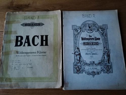Bach piano blad muziek das Wohltemperiete Klavier band 1en2, Muziek en Instrumenten, Bladmuziek, Gebruikt, Artiest of Componist