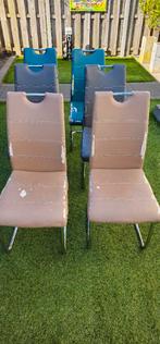 Gratis af te halen. 6 eetkamerstoelen., Huis en Inrichting, Stoelen, Ophalen, Gebruikt, Vijf, Zes of meer stoelen