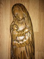 Madonna met kind houtsnijwerk (H50cm) Wanddecoratie, Antiek en Kunst, Kunst | Beelden en Houtsnijwerken, Ophalen of Verzenden