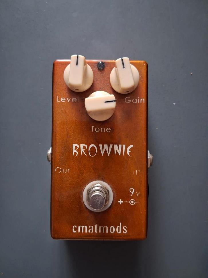 Cmatmods Brownie Overdrive Pedaal, Muziek en Instrumenten, Effecten, Gebruikt, Distortion, Overdrive of Fuzz, Ophalen of Verzenden