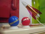 space age jaren 60 70 spaarpot planeet deco retro vintage, Kunststof, Gebruikt, ?, Overige thema's