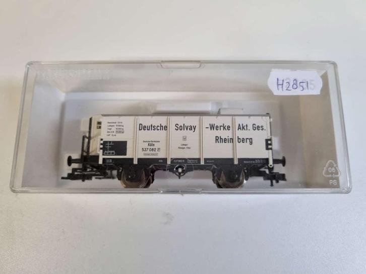 Fleischmann 5449K - Goederenwagon "Deutsche Solvay-Werke", Hobby en Vrije tijd, Modeltreinen | H0, Zo goed als nieuw, Wagon, Gelijkstroom